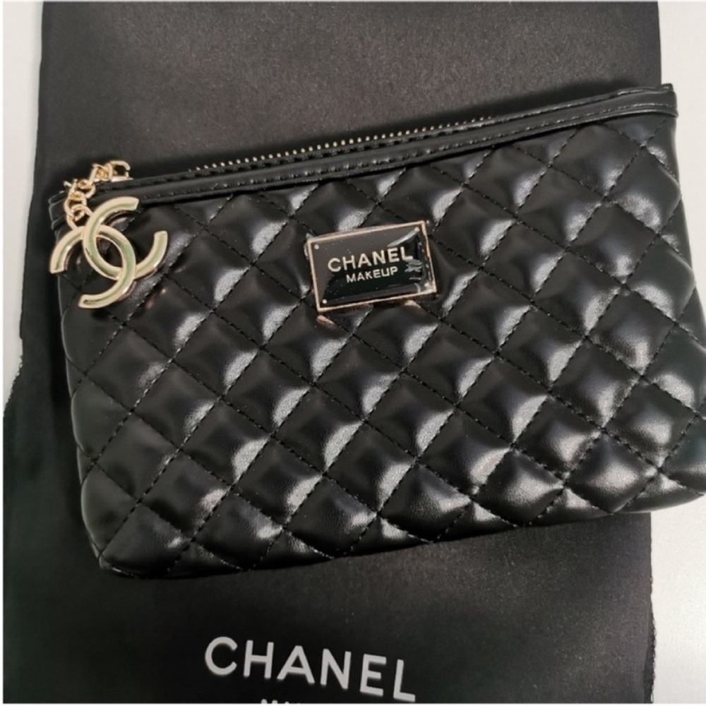 Chanel makeup bag